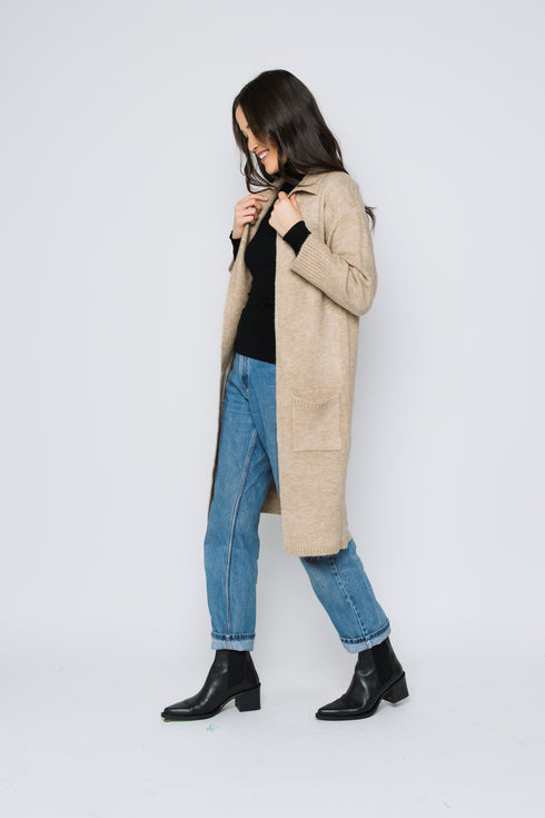 Vivian-Open Maxi Cardigan